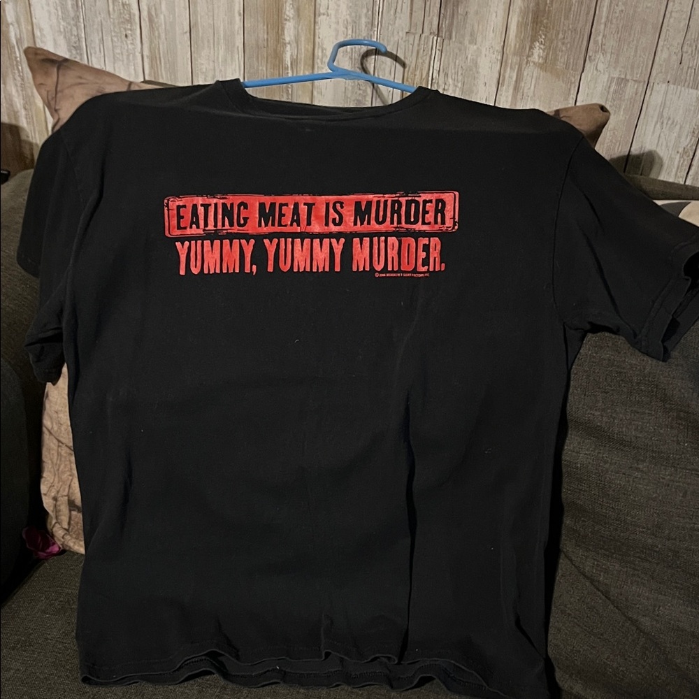 5/$25 Black Graphic T-Shirt